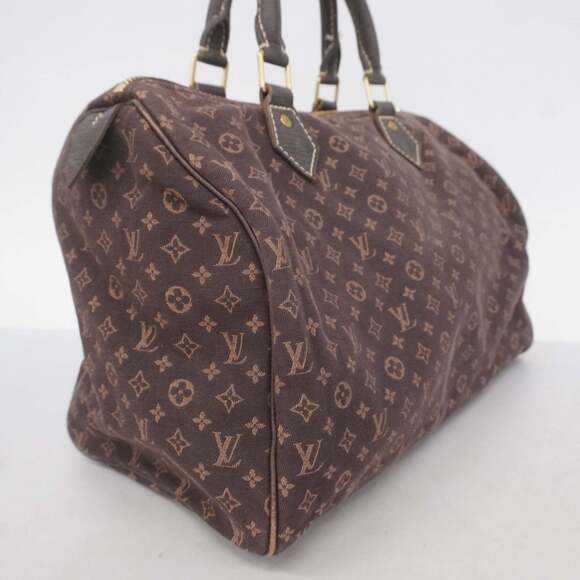 Louis Vuitton Monogram Mini Lan Speedy 30 Handbag M95224 Ebene Women's - Picture 2 of 16